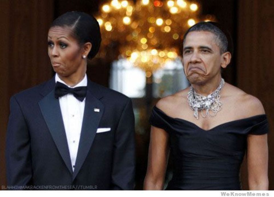 Obama Photoshop Face Swap Michelle Funny Photo For Whatsapp