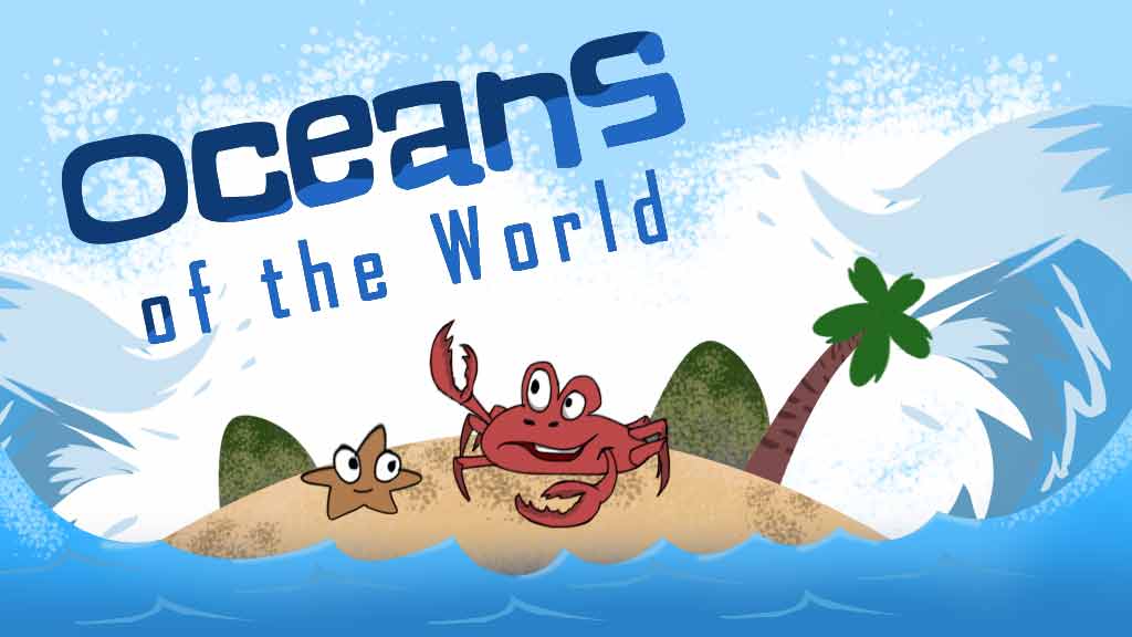Oceans Of The World Poster