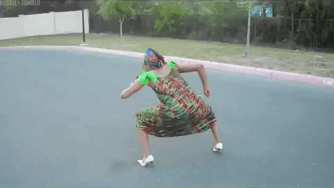 Old Lady Funny Dancing Gif