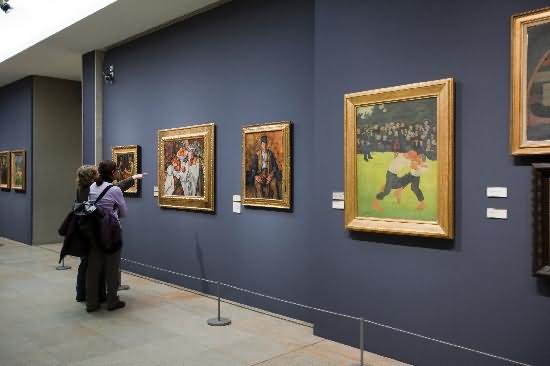 Paintings Inside Musée d'Orsay Museum