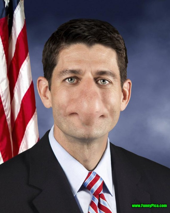 Paul Ryan Funny Photoshopped Nose Face Picture