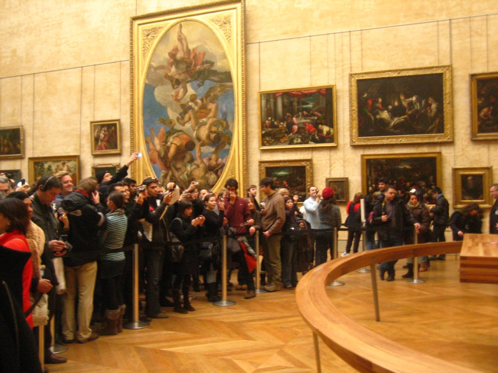 People Inside The Louvre Museum