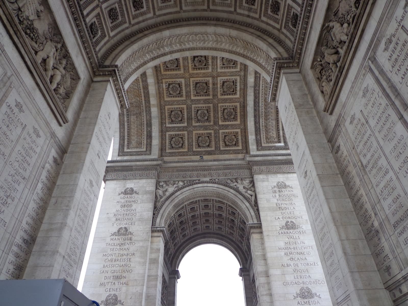 Picture From Inside Arc de Triomphe