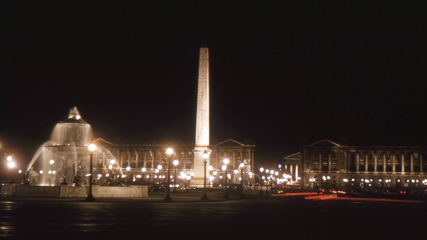 Place de la Concorde At Night