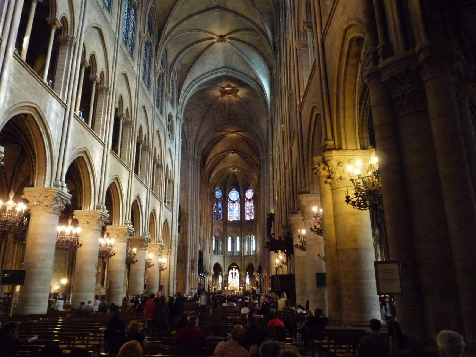 Religious Hot Spot Of Paris Notre Dame de Paris Interior