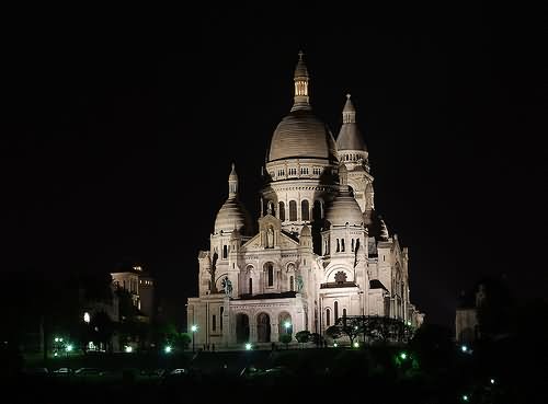 Sacre Coeur Looks Beautiful In Night Lights