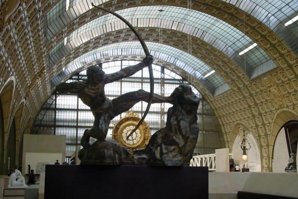 Sculpture Inside Musée d'Orsay Museum