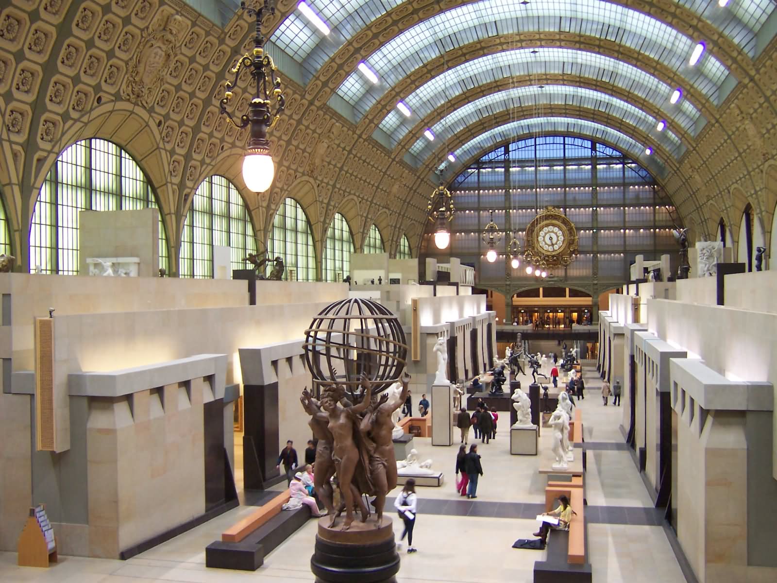 Sculptures Inside Musée d'Orsay Museum