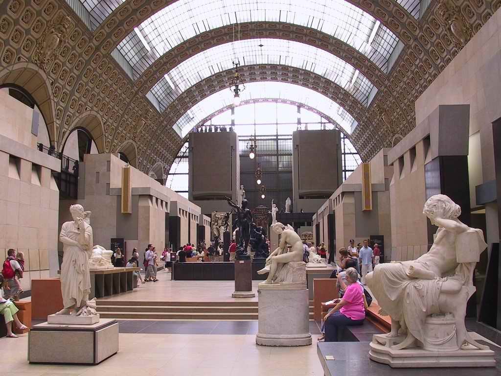 Sculptures Inside The Musée d'Orsay Museum