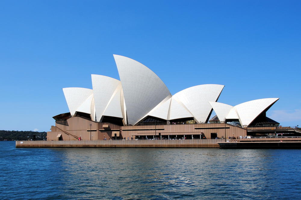 Side View Of Sydney Opera House