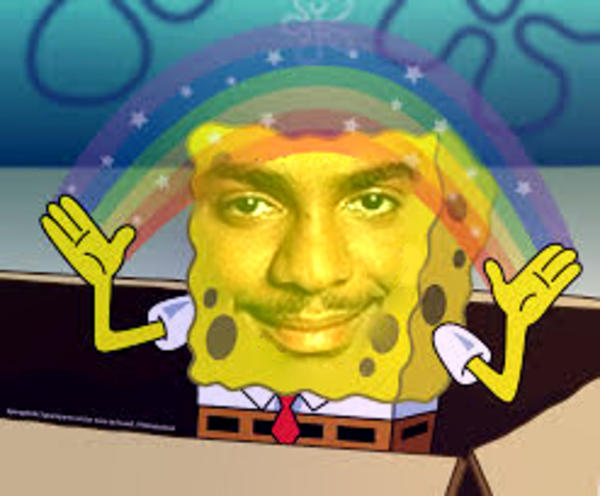 Spongebob Funny Photoshopped Face Picture