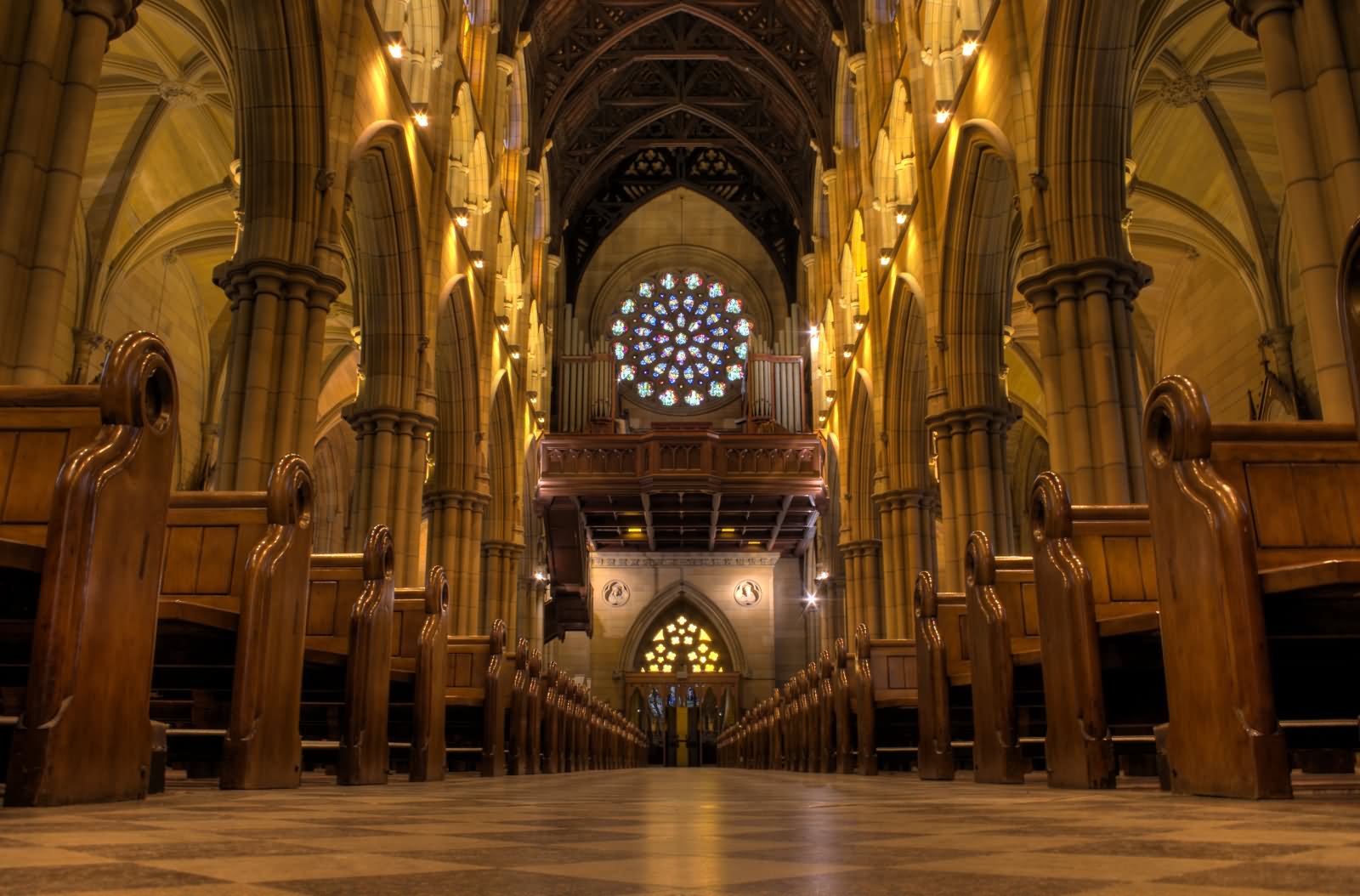 St. Mary's Cathedral Sydney Inside Picture