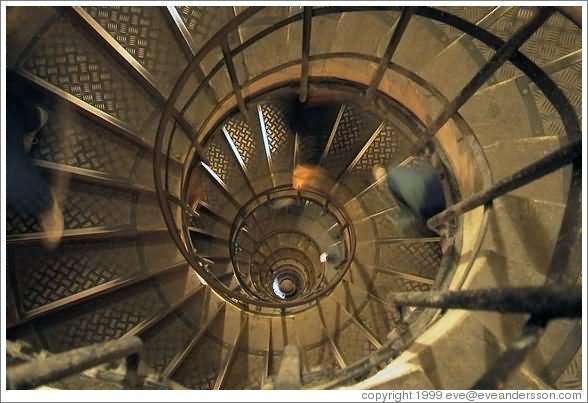 Staircase Inside The Arc de Triomphe Picture