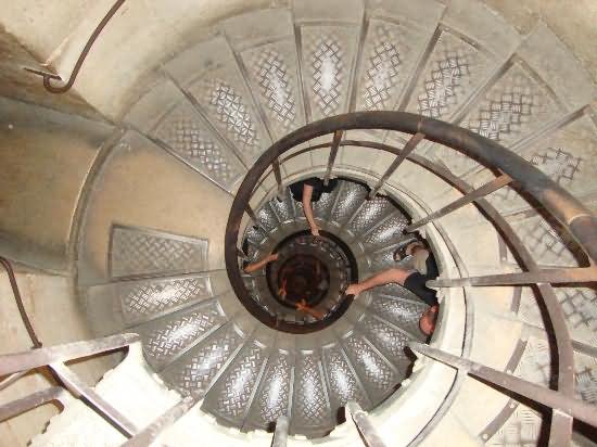 Staircase Inside The Arc de Triomphe