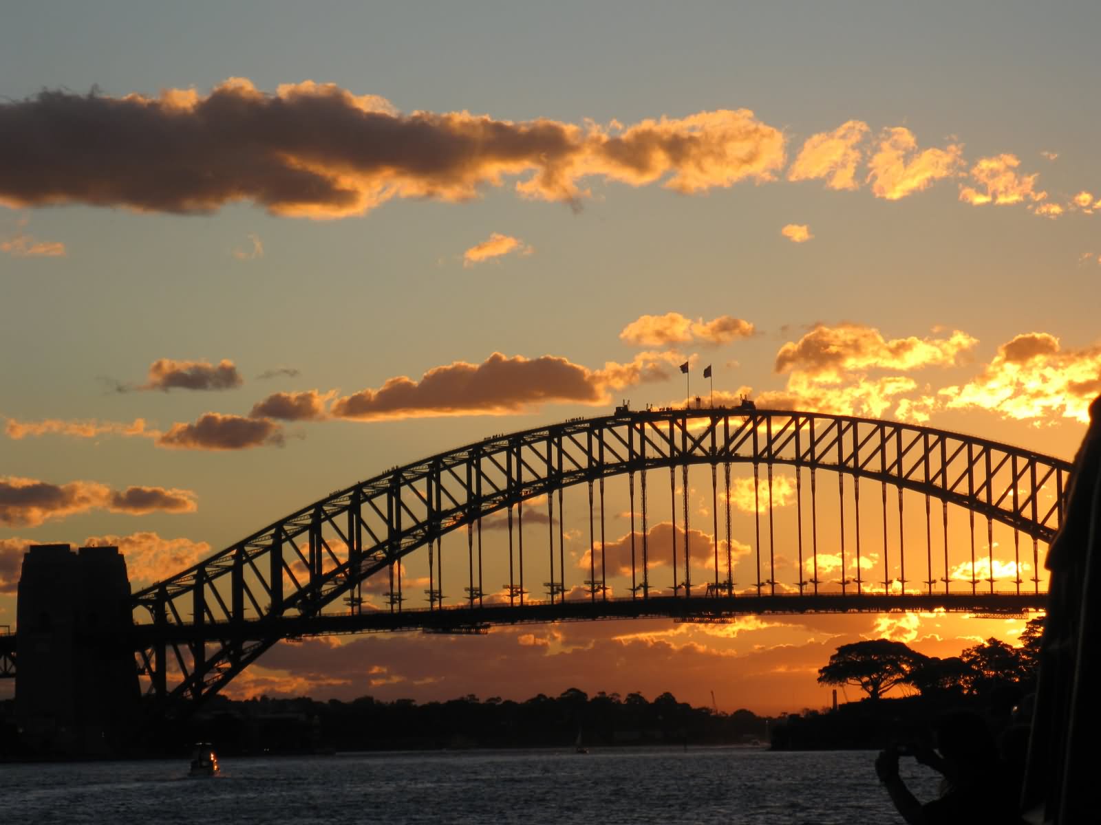 Sunset At Sydney Harbour Bridge Image
