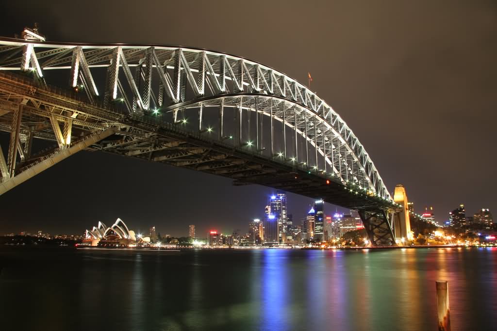 Sydney Harbour Bridge Looking Awesome At Night
