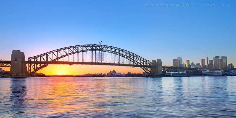 Sydney Harbour Bridge Sunrise View Picture