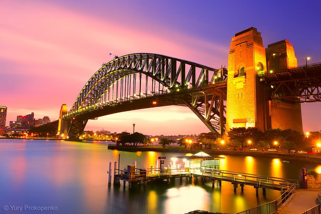 Sydney Harbour Bridge Sunset View