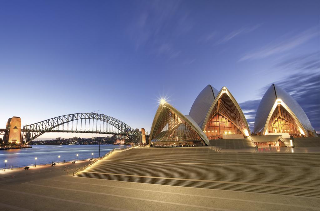 Sydney Opera House And Harbour Bridge