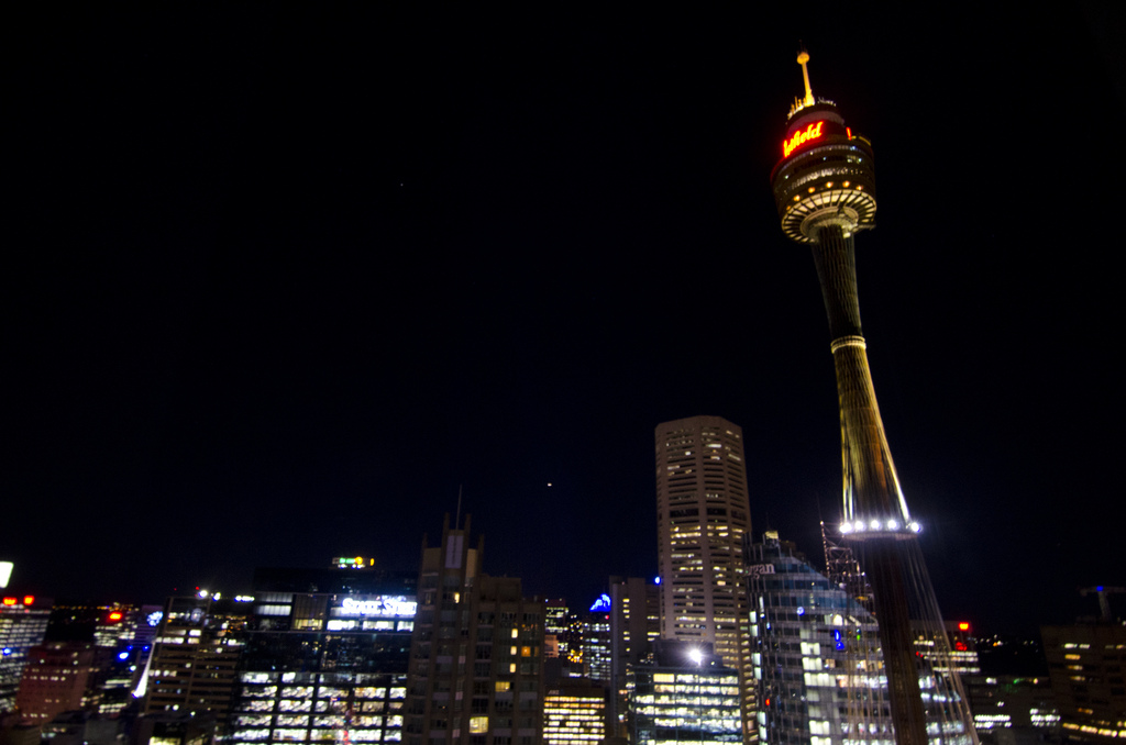 Sydney Tower Looking Beautiful In Night