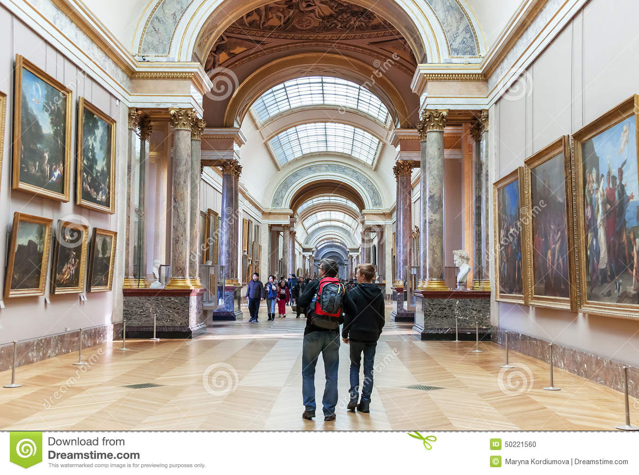 The Louvre Museum Inside View