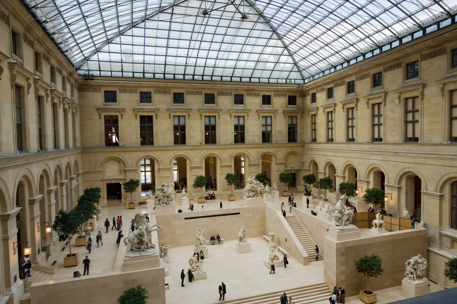 The Louvre Musuem Interior View