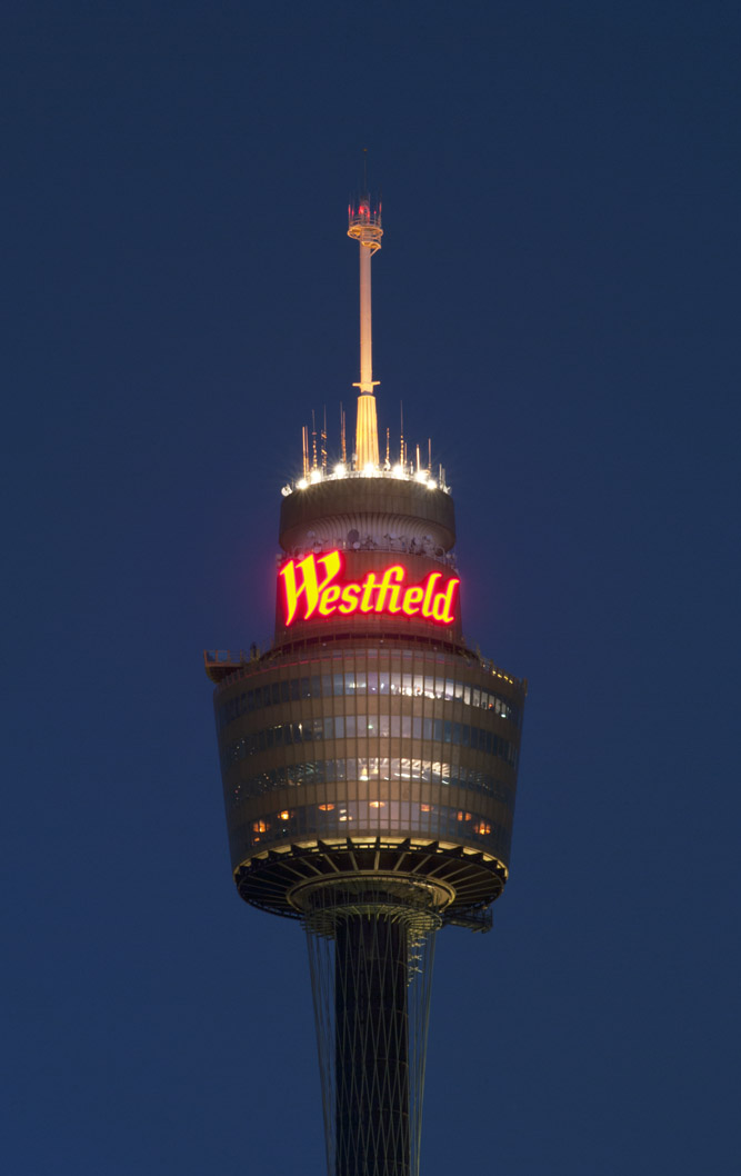 The Sydney Tower At Night