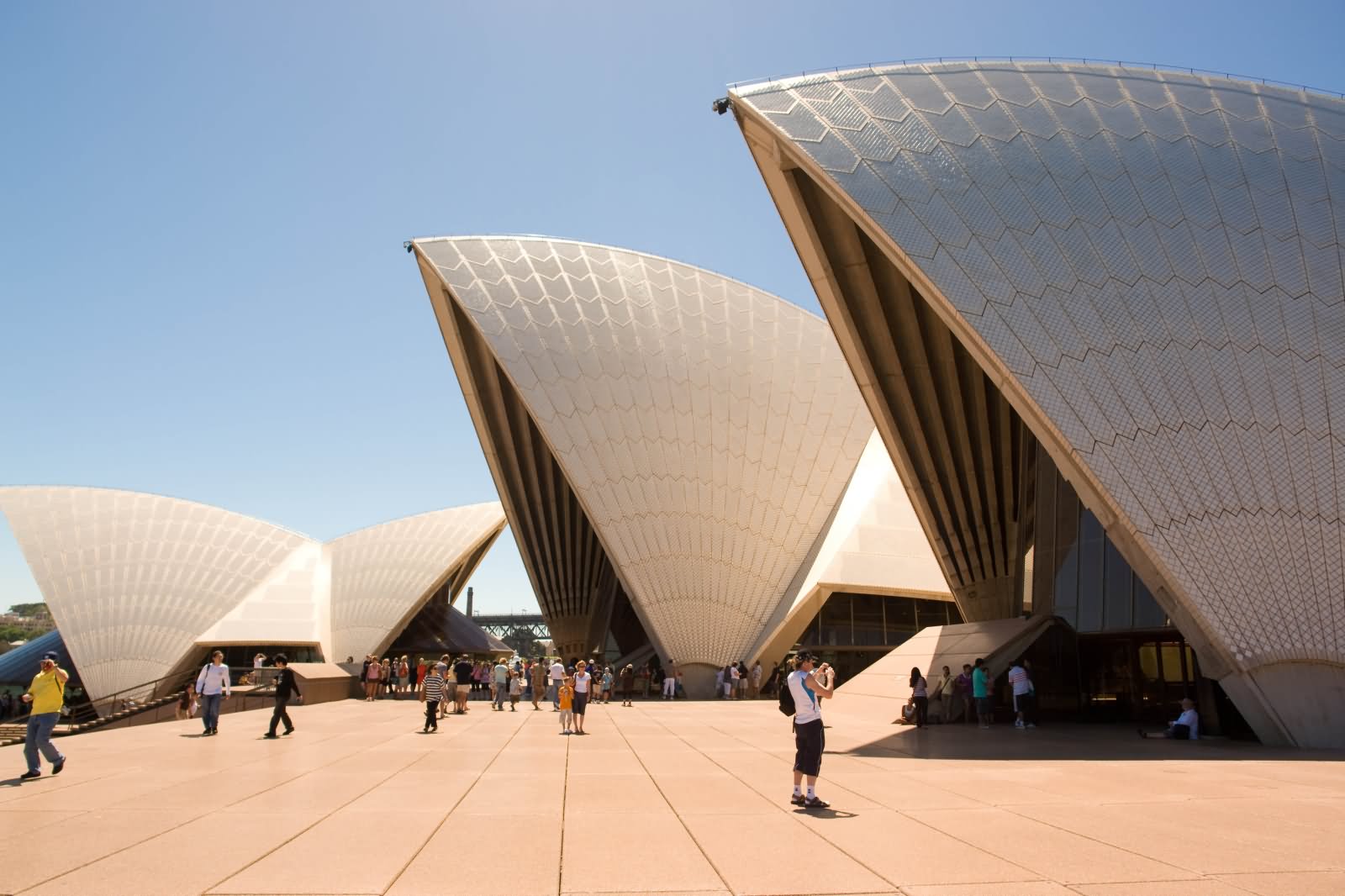 Tourists Visiting Sydney Opera House