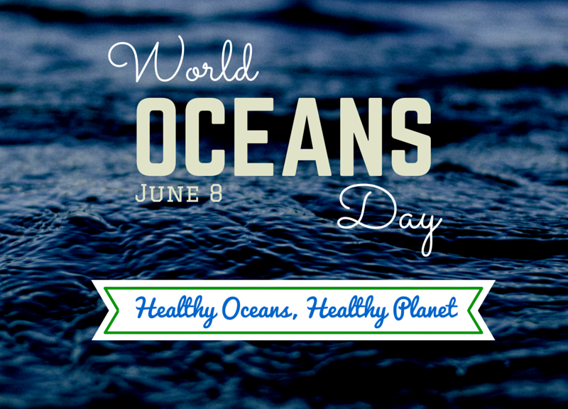 World Oceans Day Healthy Oceans, Healthy Planet Poster