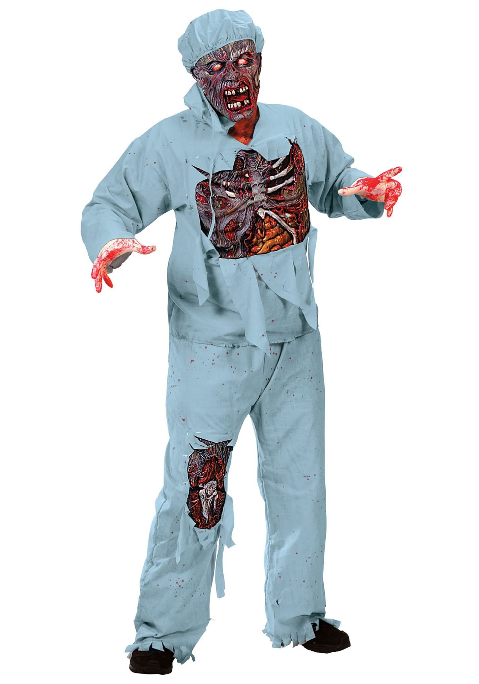 Zombie Doctor Costume Funny Picture