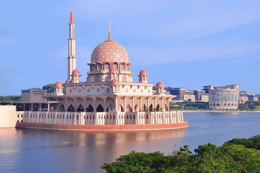 Amazing Back View Of Putra Mosque