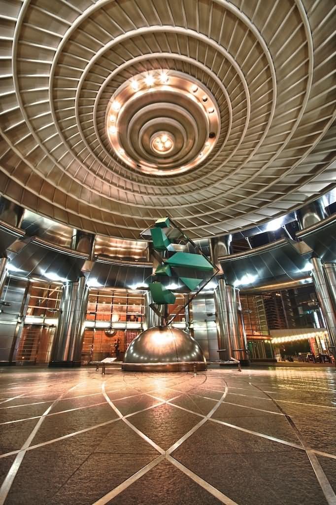 Beautiful Dome Inside Petronas Towers
