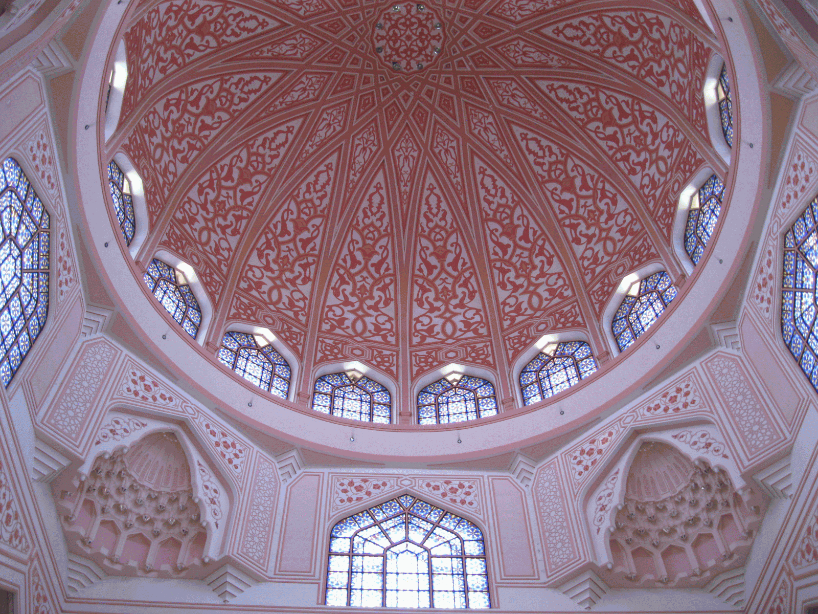 Beautiful Dome Inside Putra Mosque Picture