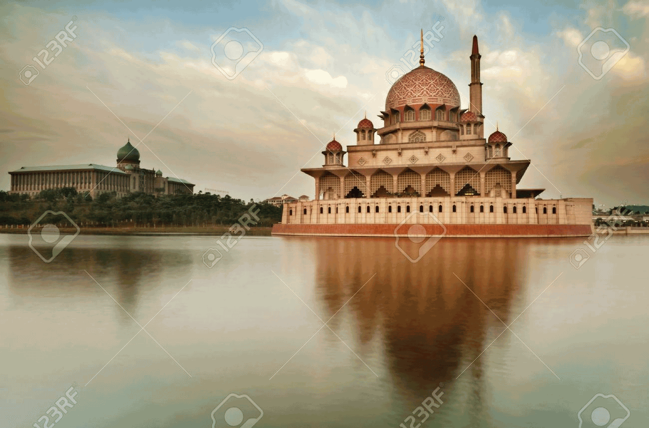Beautiful View Of Putra Mosque