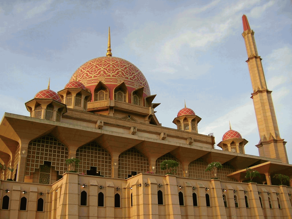 Close Up Of Putra Mosque In Putrajaya