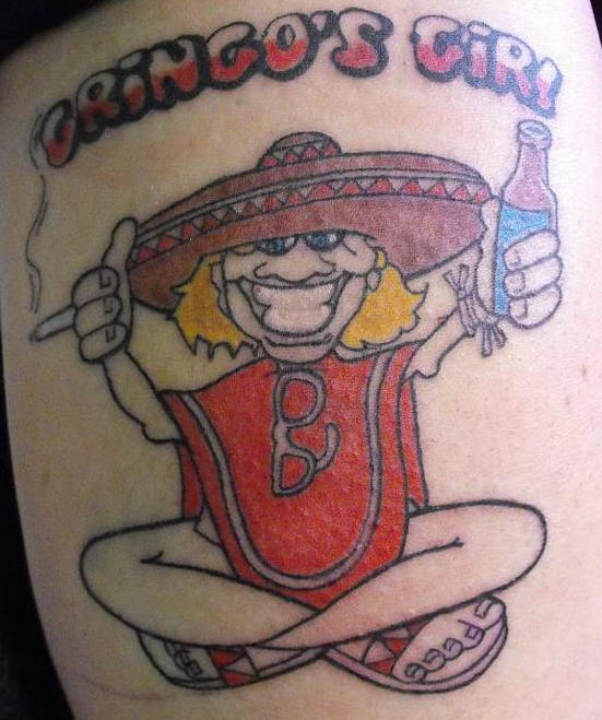 Cringo's Girl Mexican Tattoo