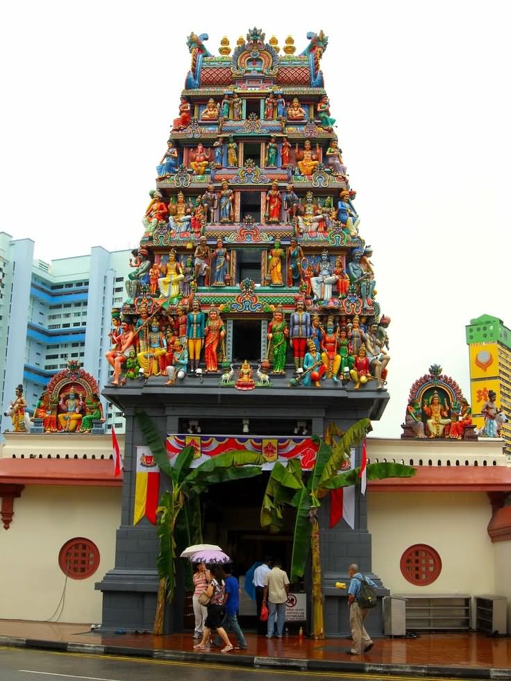 Front Entry Gate Of Sri Mariamman Temple