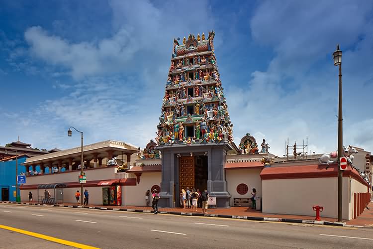 Front View Of Sri Mariamman Temple