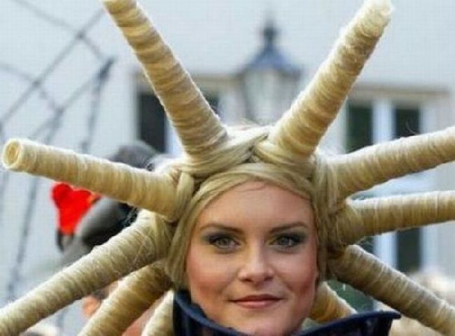 Funny Liberty Hairstyle For Woman