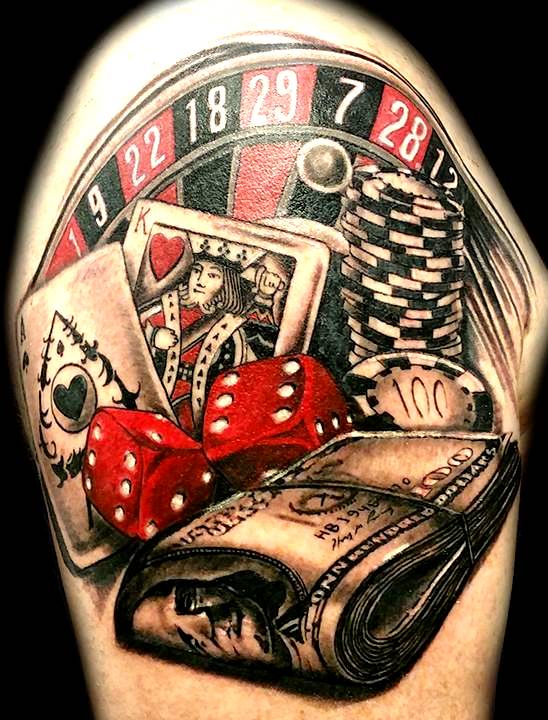 Gambling Tattoos Designs