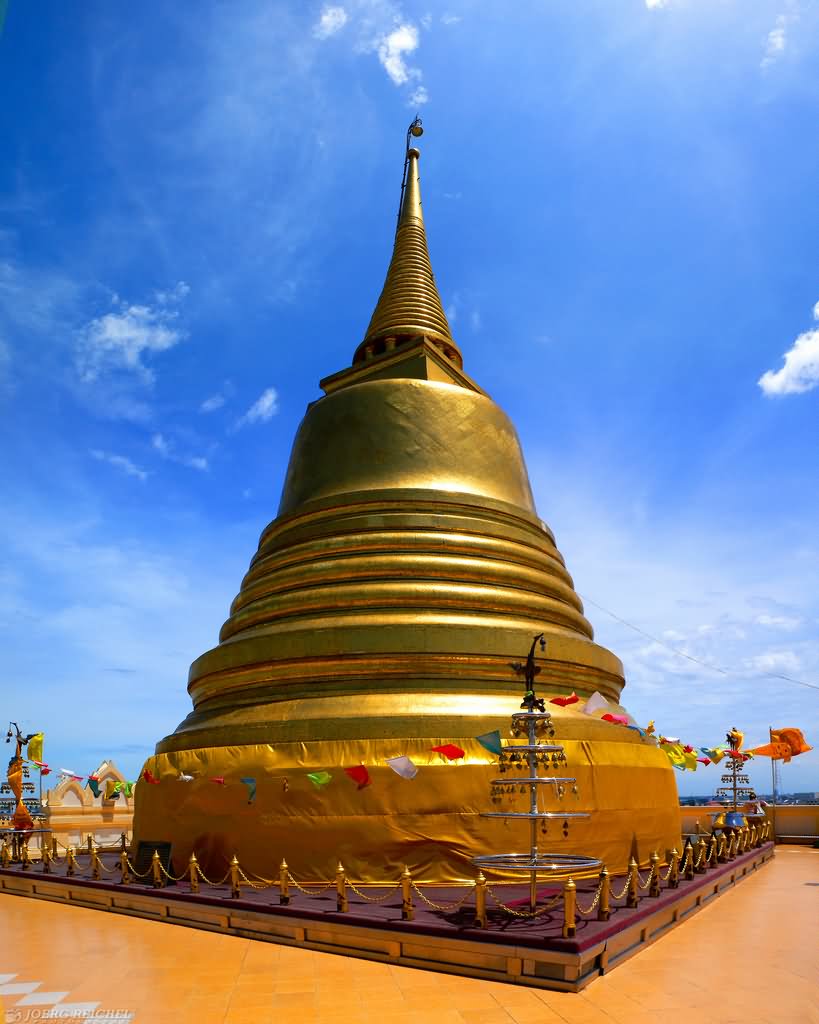 Golden Stupa At Wat Saket