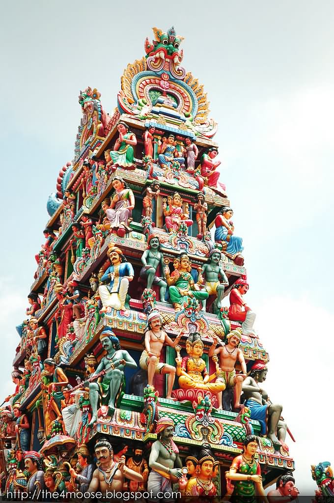 Gopuram Sculptures On Sri Mariamman Temple, Singapore