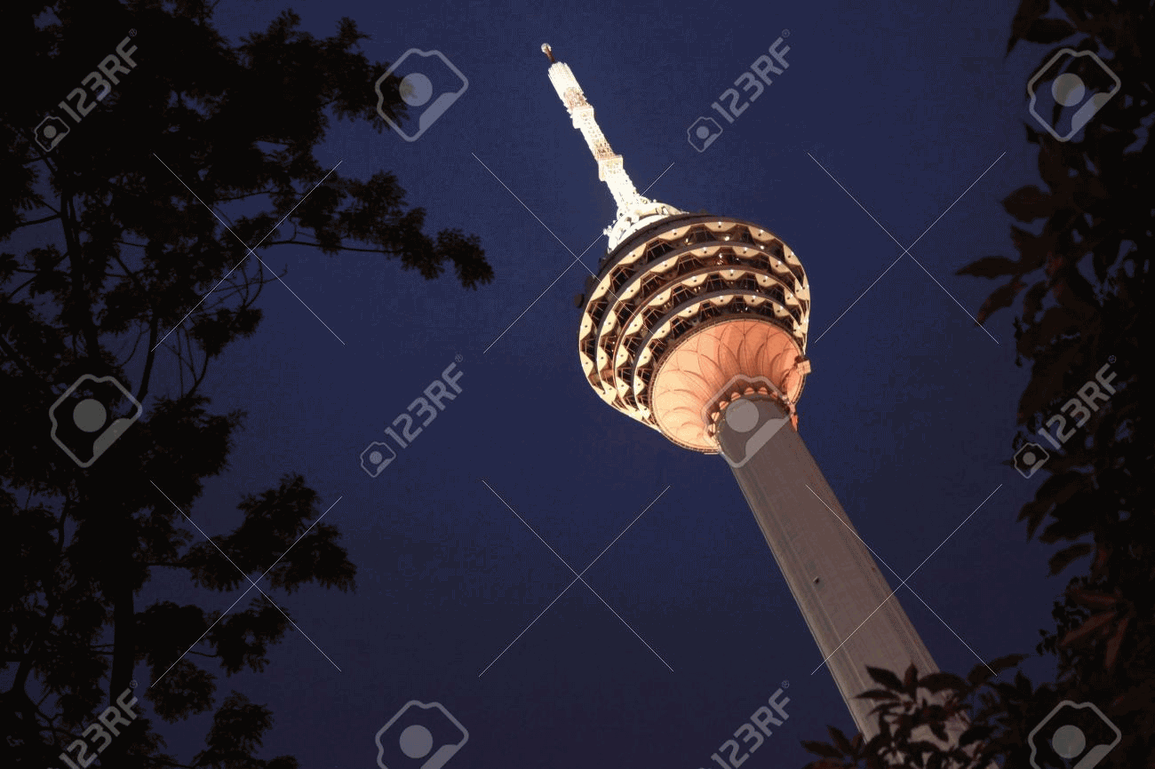 Incredible Night Picture Of Kuala Lumpur Tower