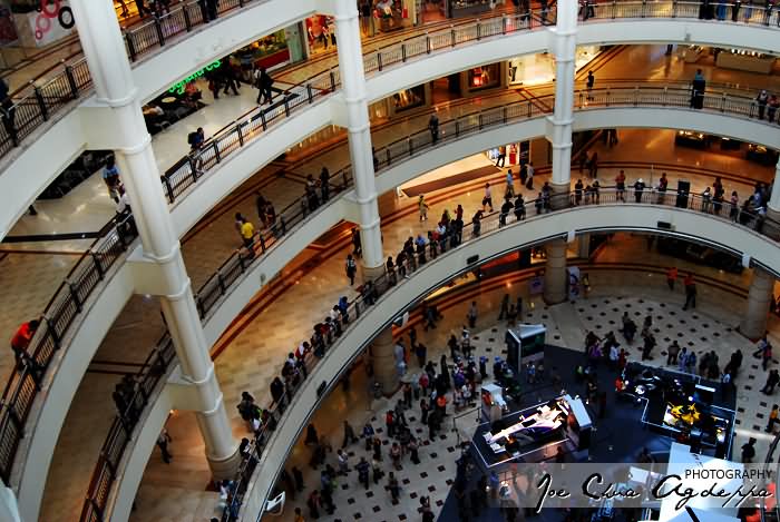 Inside View Of Petronas Twin Towers Mall