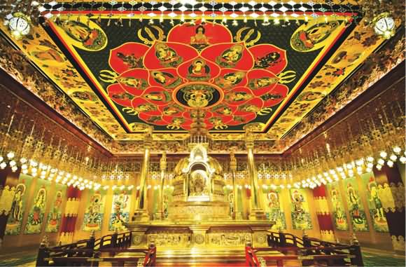 Interior Of Buddha Tooth Relic Temple