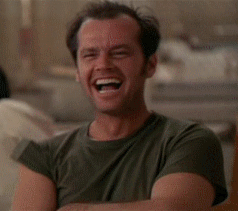 Jack Nicholson Weird Laughing Funny Gif