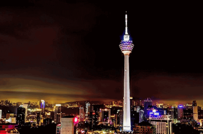 Kuala Lumpur Tower Night Picture