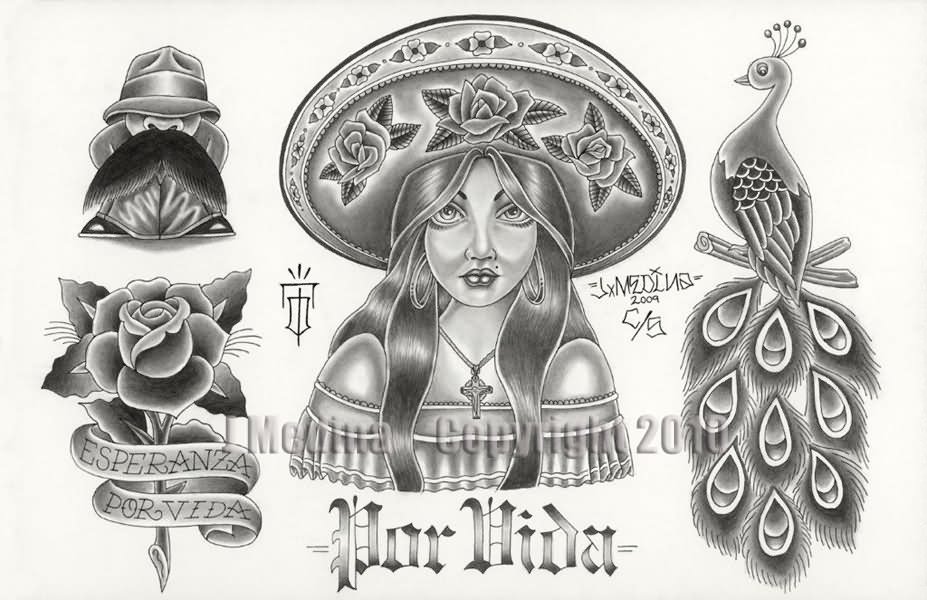 Latest Mexican Skull Tattoo Designs Collection