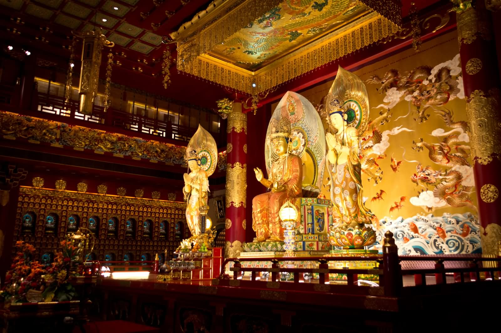 Lord Buddha Inside Buddha Tooth Relic Temple