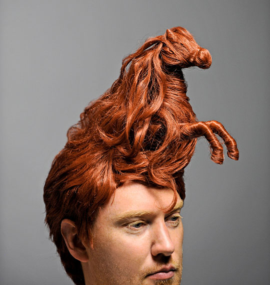 Man With Horse Hairstyle Funny Image For Whatsapp